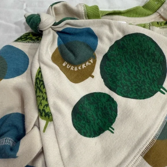 Burberry Baby Onesie and Hat Set - Picture 4 of 6